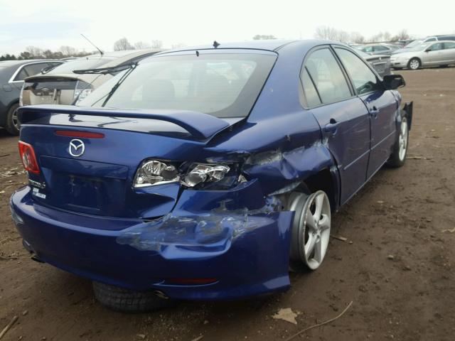 1YVHP84C455M30720 - 2005 MAZDA 6 I BLUE photo 4