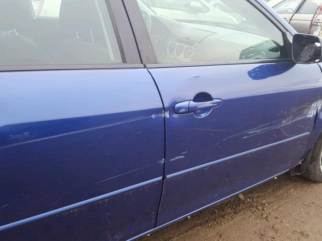 1YVHP84C455M30720 - 2005 MAZDA 6 I Կապույտ լուսանկար 9