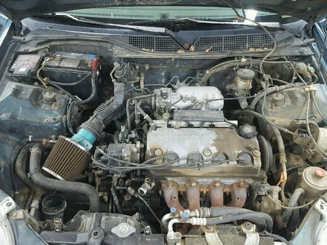 1HGEJ8249VL086644 - 1997 HONDA CIVIC EX GREEN photo 7