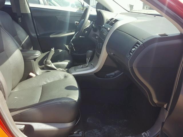 1NXBE40EX9Z104803 - 2009 TOYOTA COROLLA XR 红色 照片 5