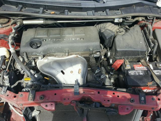 1NXBE40EX9Z104803 - 2009 TOYOTA COROLLA XR 红色 照片 7