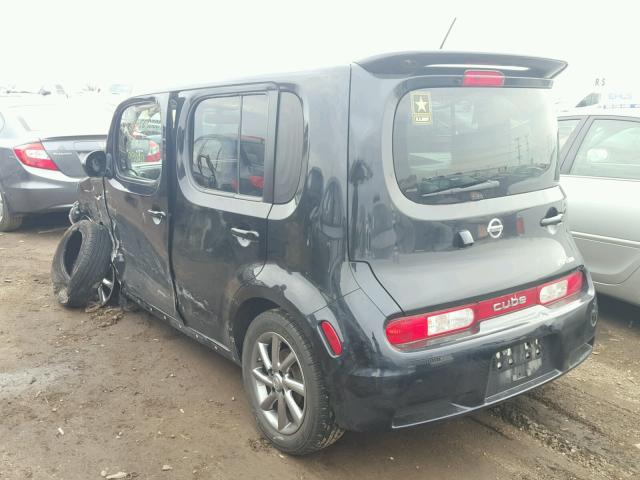 JN8AZ2KR9BT206456 - 2011 NISSAN CUBE BASE BLACK photo 3