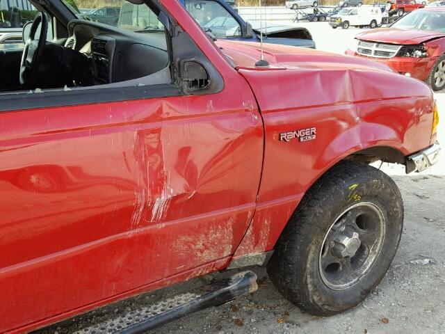 1FTZR15E53TA36079 - 2003 FORD RANGER SUP RED photo 9