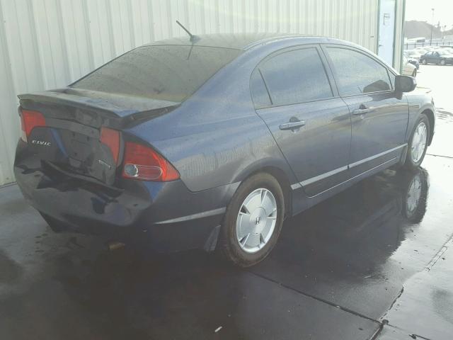 JHMFA36286S003600 - 2006 HONDA CIVIC HYBR CHARCOAL photo 4