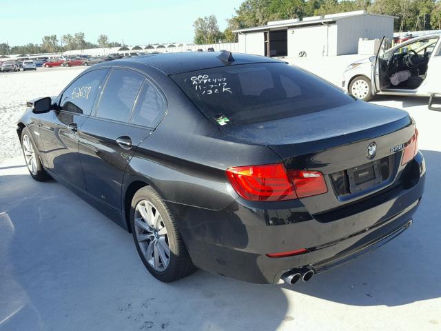 WBAFR1C56BC748876 - 2011 BMW 528 I BLACK photo 3