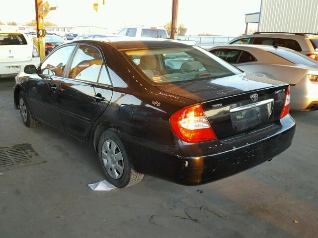 4T1BE32K23U179399 - 2003 TOYOTA CAMRY LE 黑色 照片 3