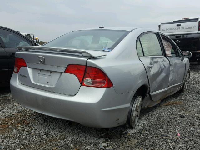 1HGFA16847L025200 - 2007 HONDA CIVIC EX SILVER photo 4