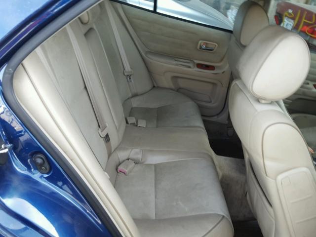 JTHBD182310016489 - 2001 LEXUS IS 300 BLUE photo 6