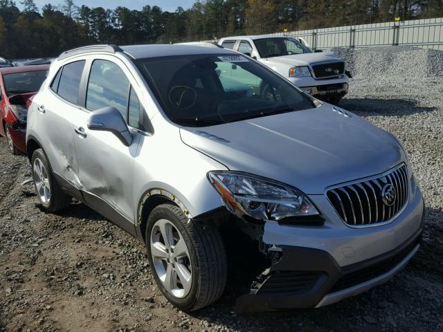 KL4CJASBXFB101407 - 2015 BUICK ENCORE SILVER photo 1