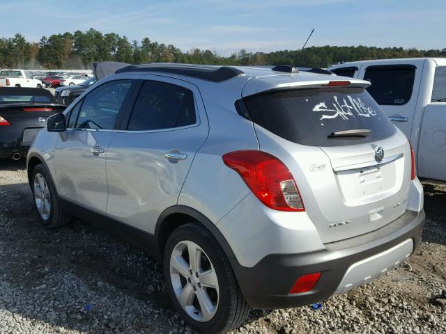 KL4CJASBXFB101407 - 2015 BUICK ENCORE SILVER photo 3