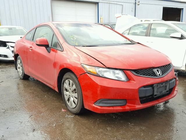 2HGFG3B59CH512082 - 2012 HONDA CIVIC LX RED photo 1