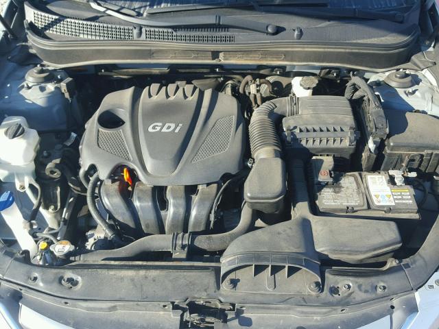 5NPEB4AC6EH822067 - 2014 HYUNDAI SONATA GLS SILVER photo 7