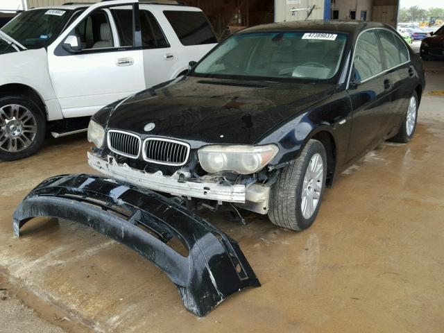 WBAGL63482DP50956 - 2002 BMW 745 I BLACK photo 2