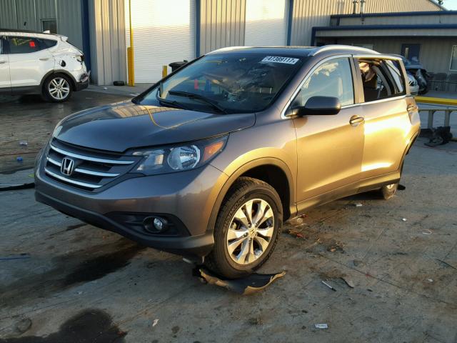 5J6RM3H74CL010624 - 2012 HONDA CR-V EXL WHITE photo 2