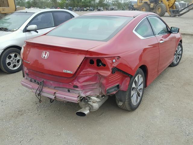 1HGCT1B31DA009471 - 2013 HONDA ACCORD LX- RED photo 4