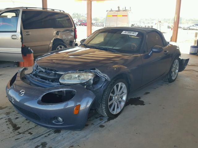 JM1NC25F270130975 - 2007 MAZDA MX-5 MIATA CHARCOAL photo 2