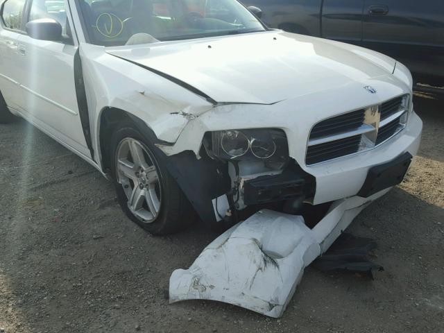 2B3LA33VX9H624868 - 2009 DODGE CHARGER SX WHITE photo 9