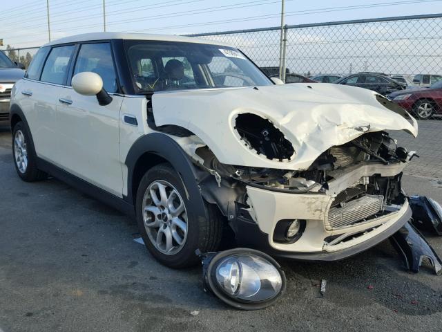 WMWLN5C53G2E07067 - 2016 MINI COOPER CLU WHITE photo 1