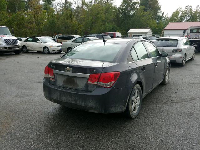 1G1PC5SB6E7218775 - 2014 CHEVROLET CRUZE LT BLACK photo 4