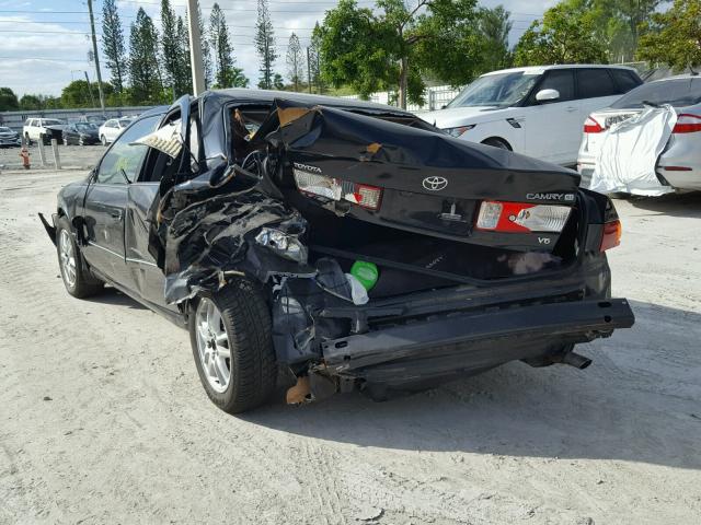 4T1BF28K21U125029 - 2001 TOYOTA CAMRY LE შავი ფოტო 3