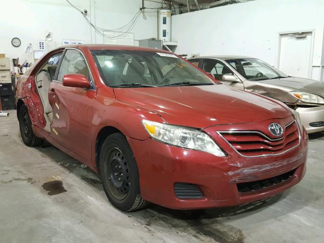 4T4BF3EK5AR071371 - 2010 TOYOTA CAMRY BASE RED photo 1