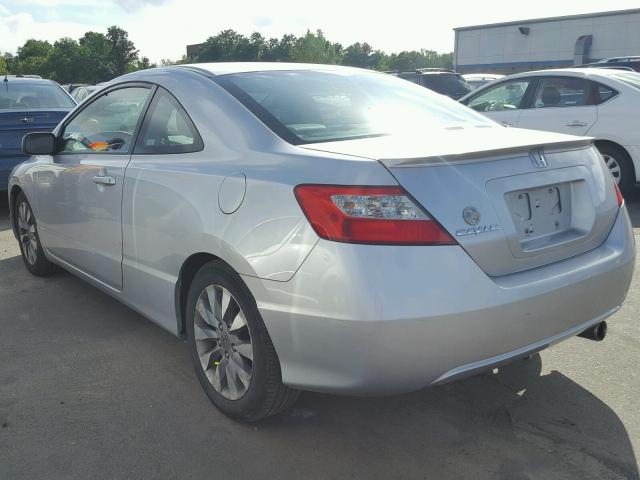 2HGFG12919H507796 - 2009 HONDA CIVIC EXL 银色 照片 3