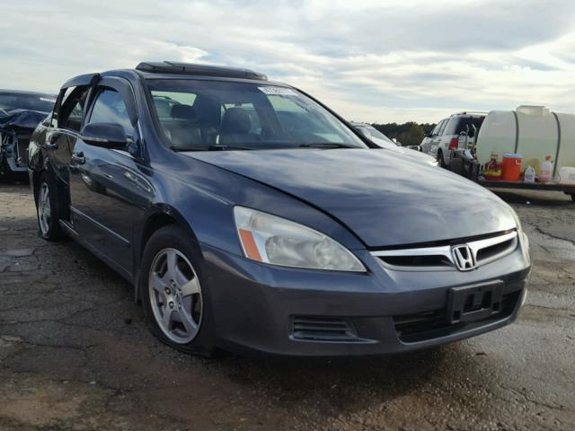 JHMCN36427C002608 - 2007 HONDA ACCORD HYB GRAY photo 1