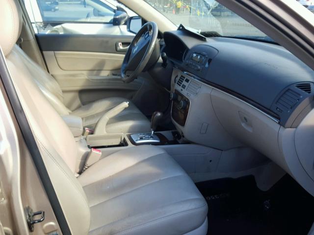 5NPEU46FX6H060859 - 2006 HYUNDAI SONATA GLS BEIGE photo 5