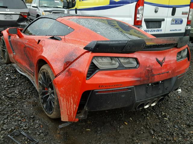 1G1YT2D63F5606398 - 2015 CHEVROLET CORVETTE S RED photo 3