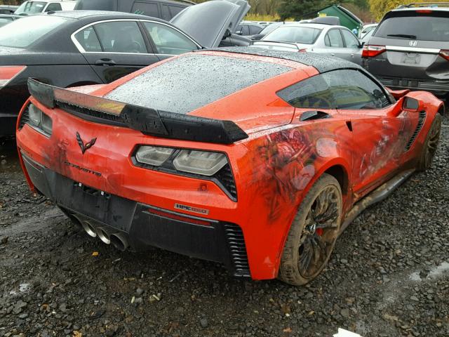 1G1YT2D63F5606398 - 2015 CHEVROLET CORVETTE S RED photo 4