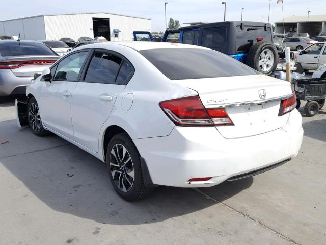 19XFB2F98DE236432 - 2013 HONDA CIVIC EXL WHITE photo 3