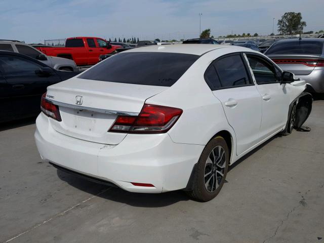 19XFB2F98DE236432 - 2013 HONDA CIVIC EXL WHITE photo 4