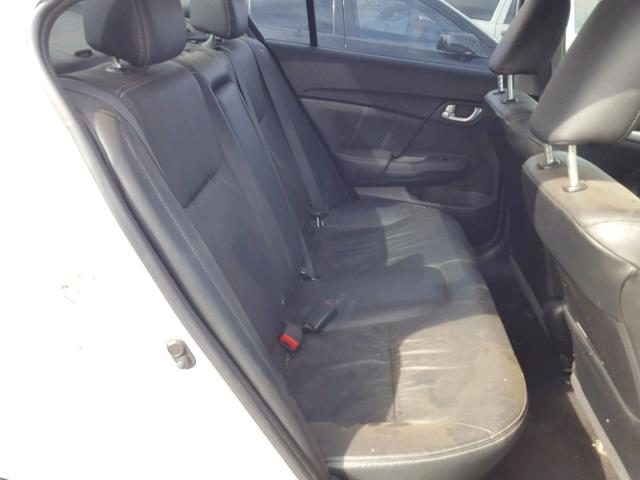 19XFB2F98DE236432 - 2013 HONDA CIVIC EXL WHITE photo 6