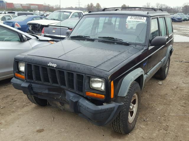 1J4FJ68S6WL244754 - 1998 JEEP CHEROKEE BLACK photo 2