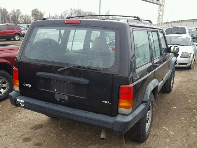 1J4FJ68S6WL244754 - 1998 JEEP CHEROKEE BLACK photo 4