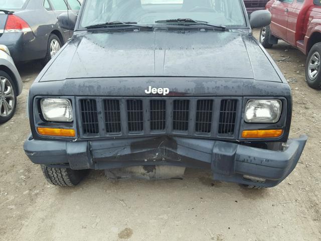 1J4FJ68S6WL244754 - 1998 JEEP CHEROKEE BLACK photo 9