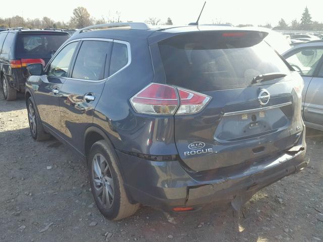 5N1AT2MT5EC852292 - 2014 NISSAN ROGUE S GREEN photo 3