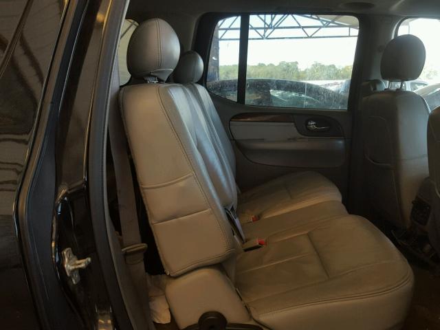 1GKES16M656180061 - 2005 GMC ENVOY XL BLACK photo 6