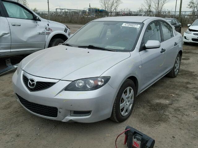 JM1BK32F071656886 - 2007 MAZDA 3 I SILVER photo 2