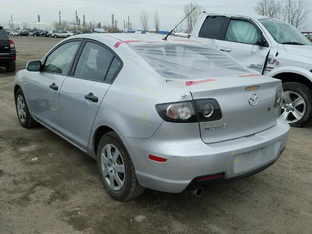 JM1BK32F071656886 - 2007 MAZDA 3 I SILVER photo 3