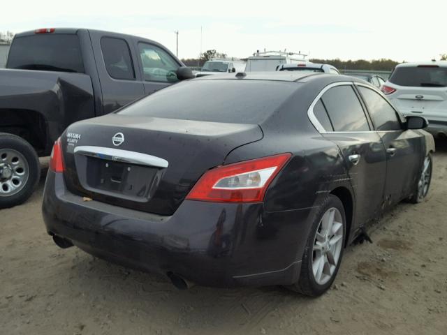 1N4AA5AP2AC849580 - 2010 NISSAN MAXIMA S BROWN photo 4