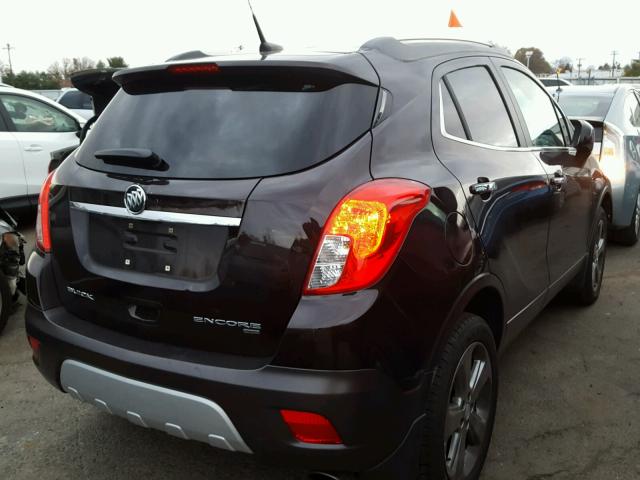 KL4CJESB7DB095666 - 2013 BUICK ENCORE BROWN photo 4