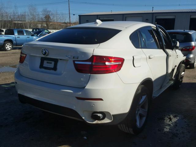 5UXFG2C57DL788514 - 2013 BMW X6 XDRIVE3 WHITE photo 4