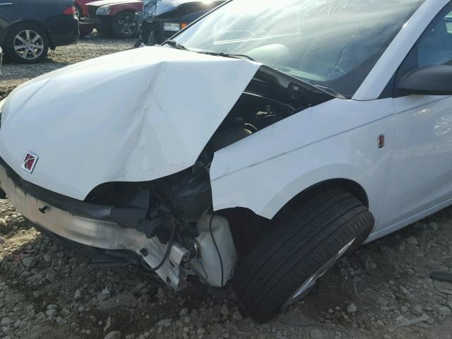 1G8AN15F66Z177482 - 2006 SATURN ION LEVEL WHITE photo 9