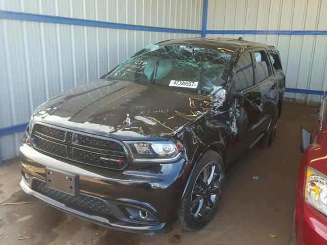 1C4RDJAG1EC550598 - 2014 DODGE DURANGO SX BLACK photo 2