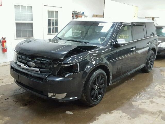 2FMEK63C59BA16503 - 2009 FORD FLEX LIMIT BLACK photo 2