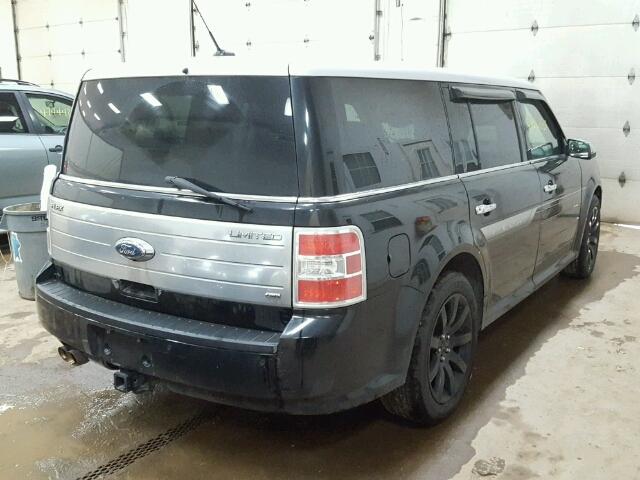 2FMEK63C59BA16503 - 2009 FORD FLEX LIMIT BLACK photo 4