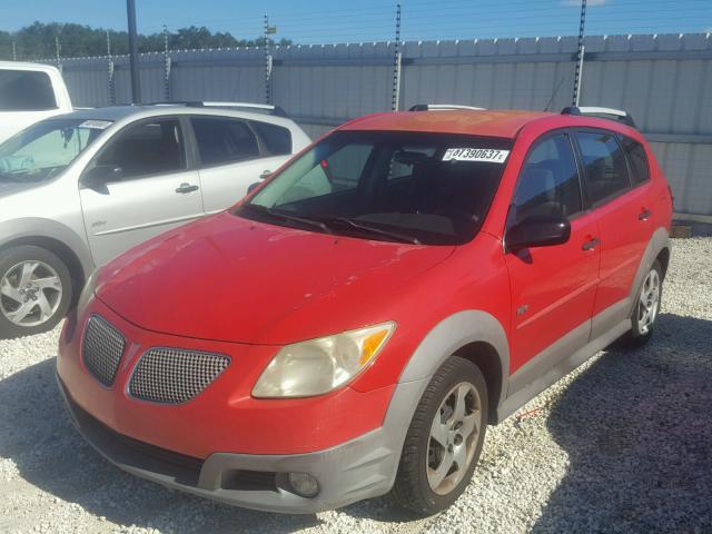 5Y2SL63865Z453448 - 2005 PONTIAC VIBE RED photo 2