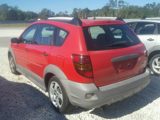 5Y2SL63865Z453448 - 2005 PONTIAC VIBE RED photo 3