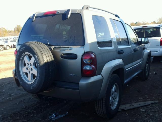 1J4GL48K06W246548 - 2006 JEEP LIBERTY SP BEIGE photo 4